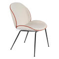 New design dining chair white leather Beetle Chair